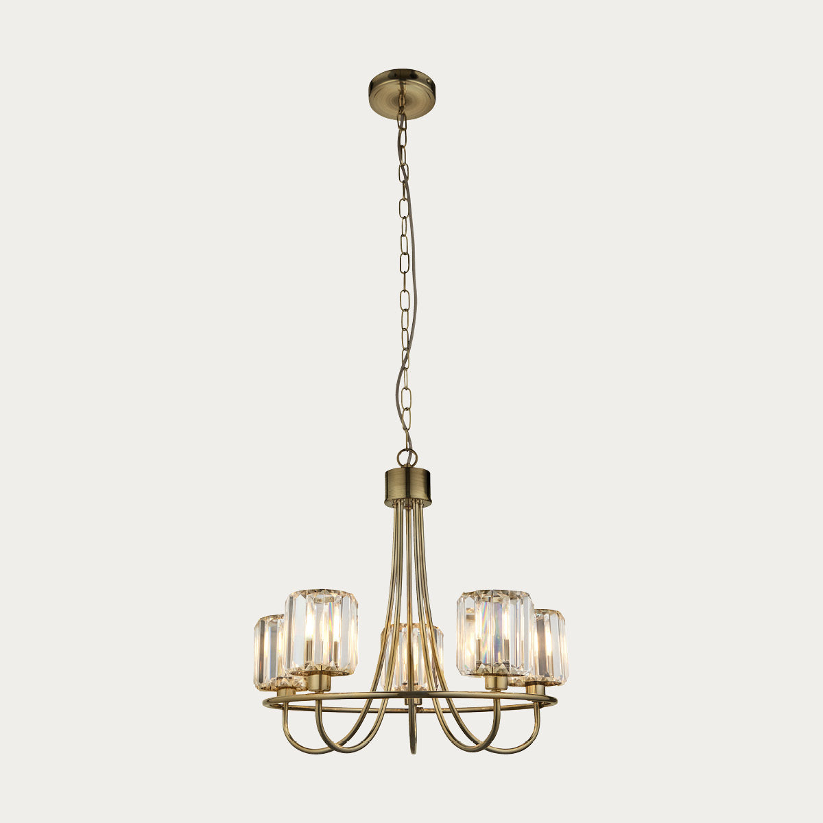 Brass 5 Light