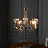 Brass 5 Light