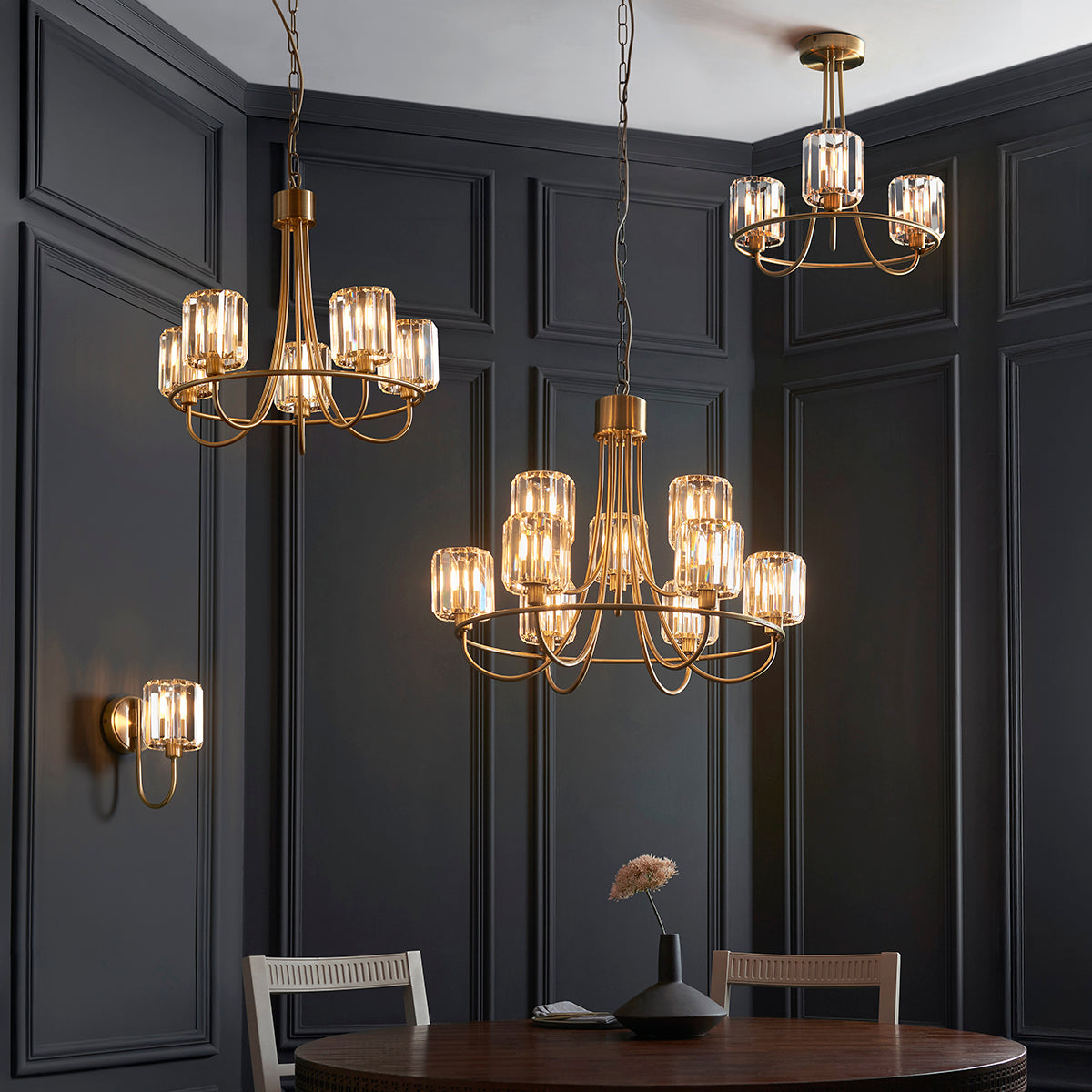 Brass 5 Light