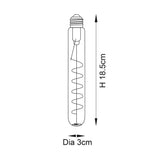 Tubular Clear Glass Bulb