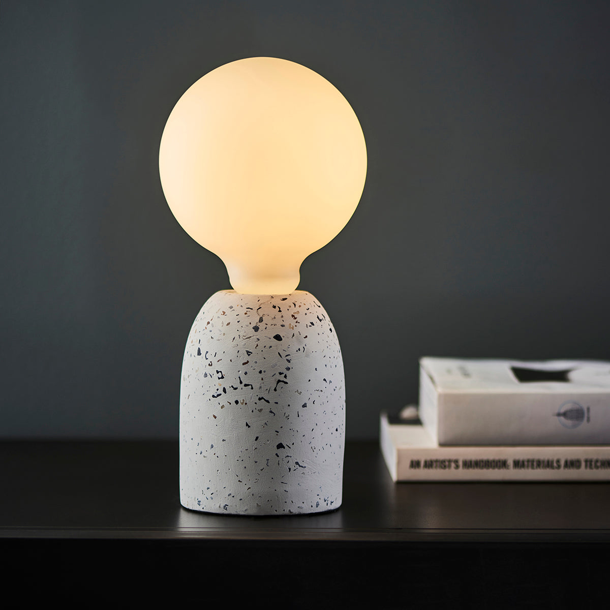 Lira Round Opal Glass Bulb