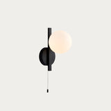 Matt black & matt opal glass