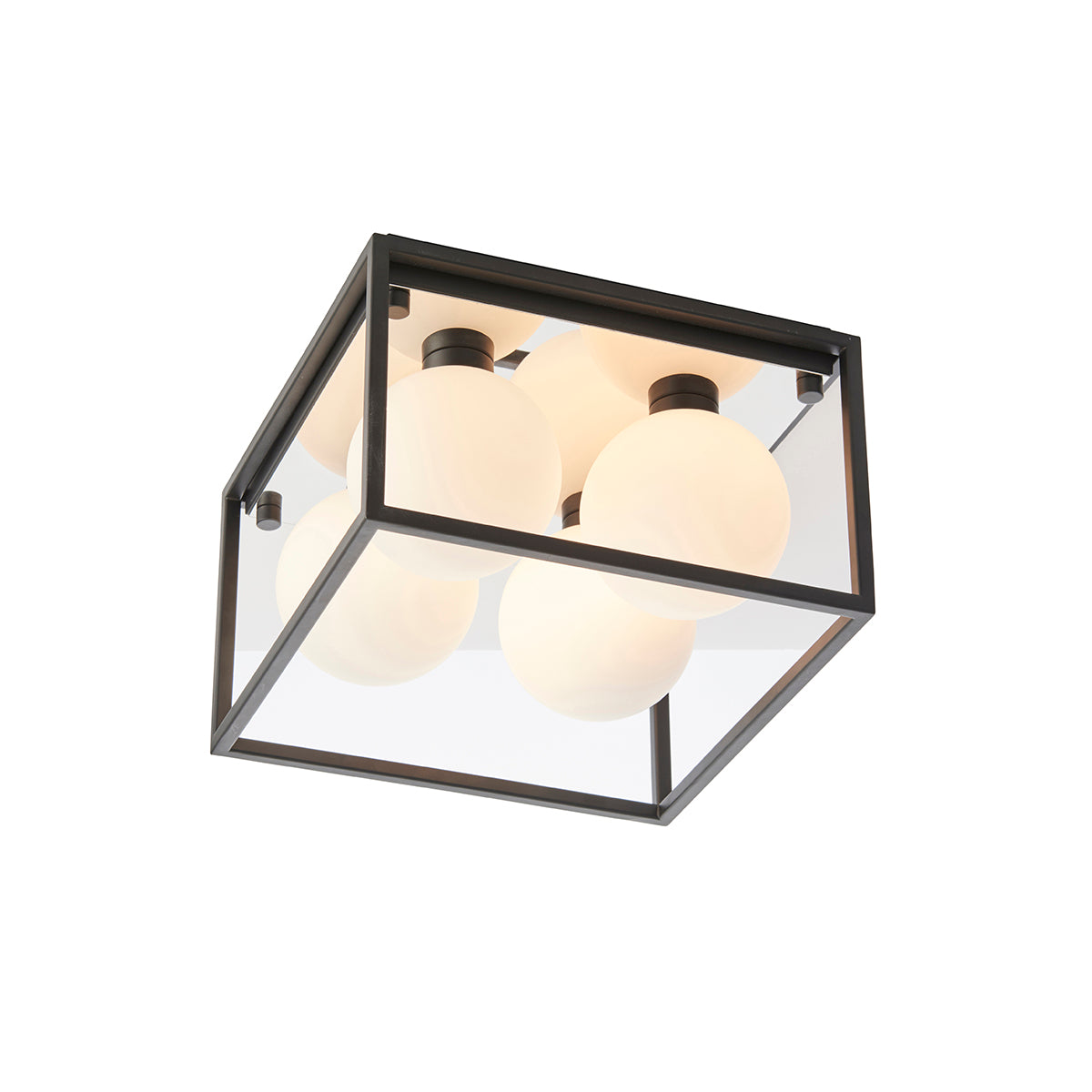 Matt black & matt opal glass