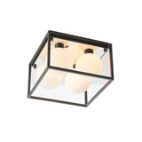 Matt black & matt opal glass