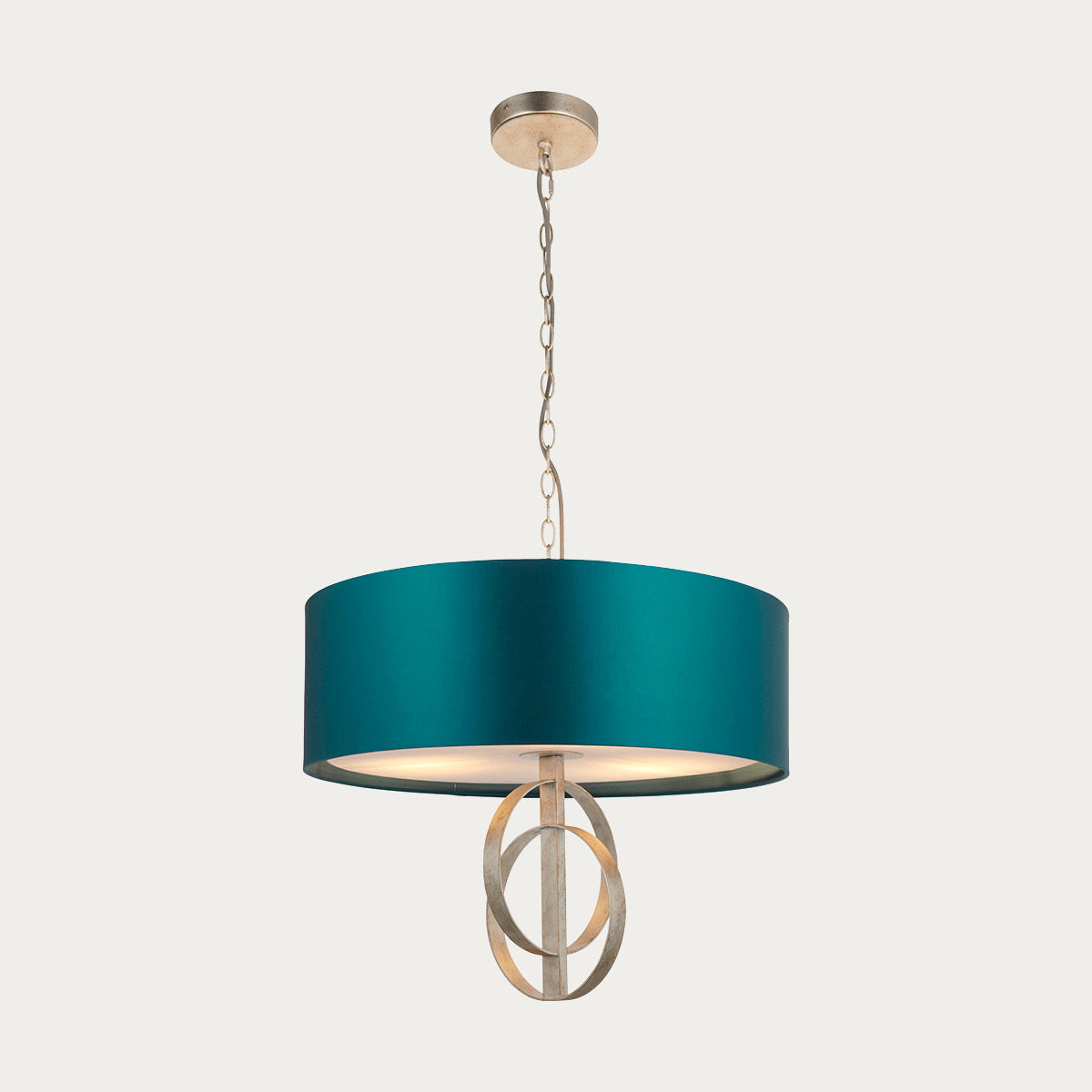 Teal & Silver