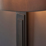 Brushed bronze & mink satin fabric