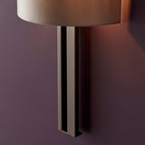 Brushed bronze & mink satin fabric