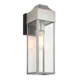 Brushed silver, matt black 