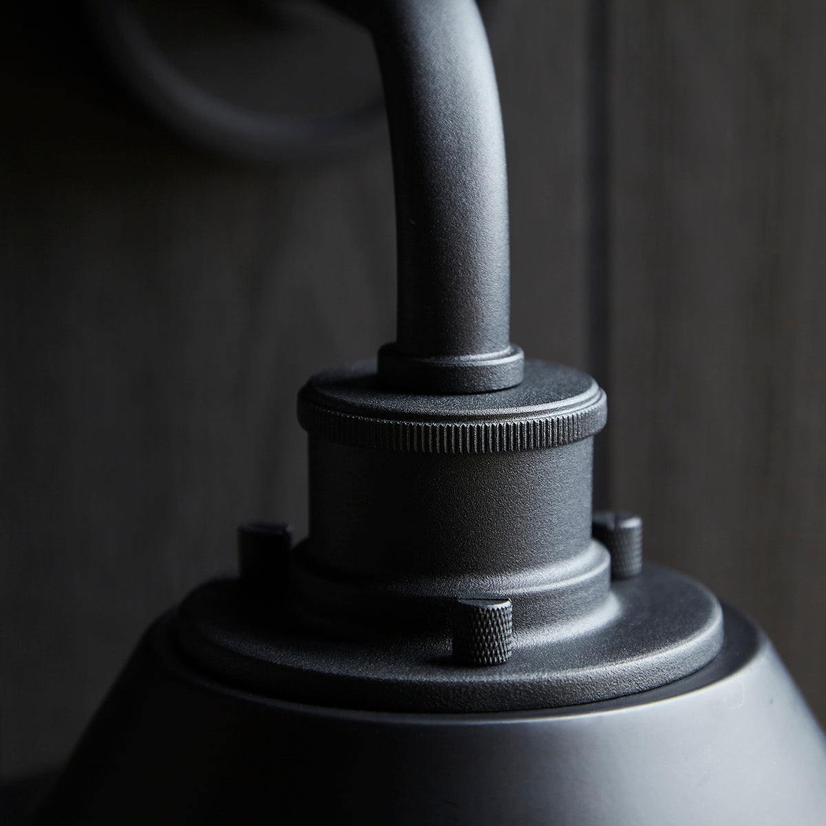 Textured & matt black