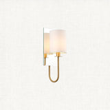 Satin brass plate & vintage white fabric