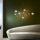 Black chrome plate & smoked mirror glass