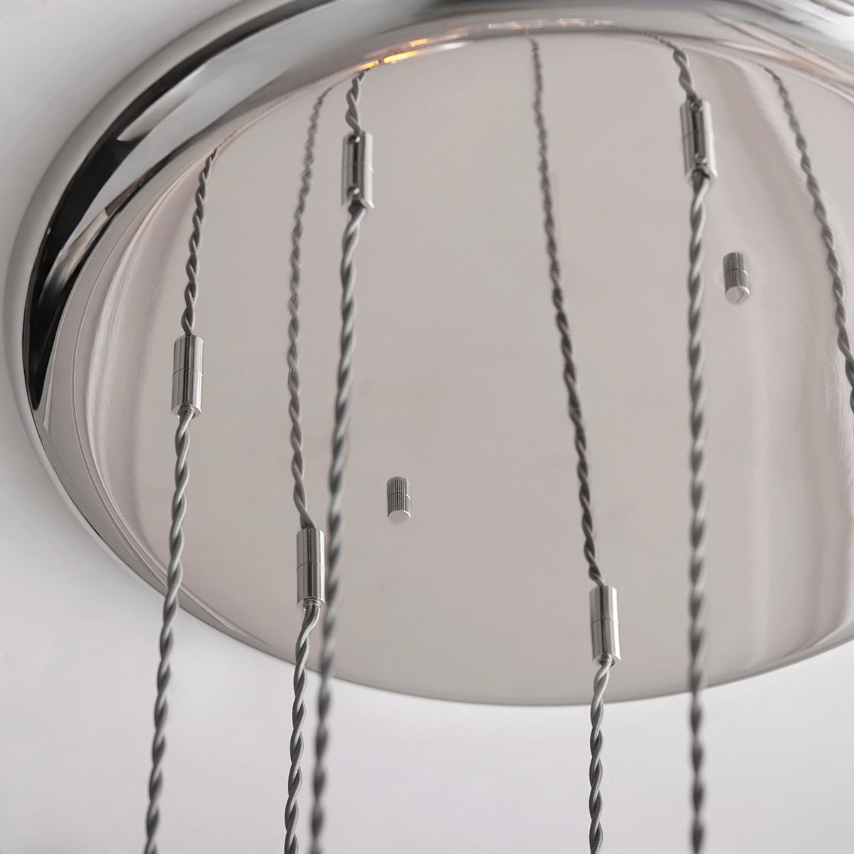 Bright Nickel Plate & Clear Glass 7-Light