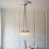 Bright Nickel Plate & Clear Glass 7-Light
