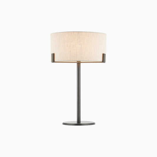 Elm Table Lamp in Bronze and Beige