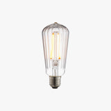 LED Ribbed Pear Shaped Bulb