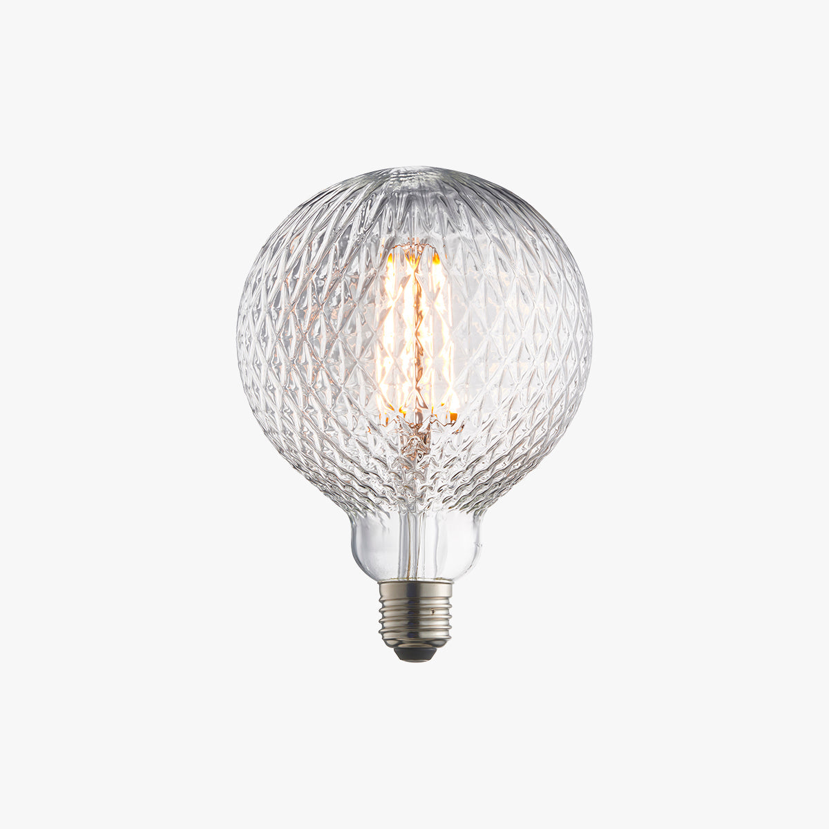 LED Facet Globe Shaped Bulb