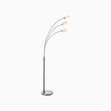 Elio Nickel 3 Arm Floor Lamp