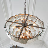 Nerida Multi-Layered Textured Pendant