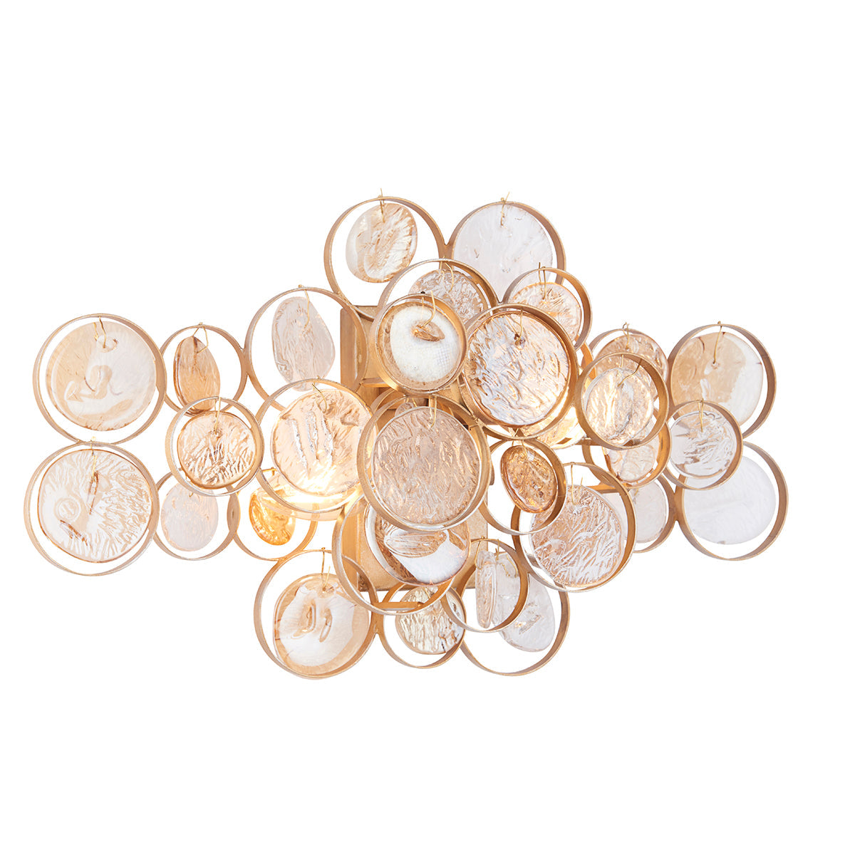 Hadassah Amber Medallion Wall Light