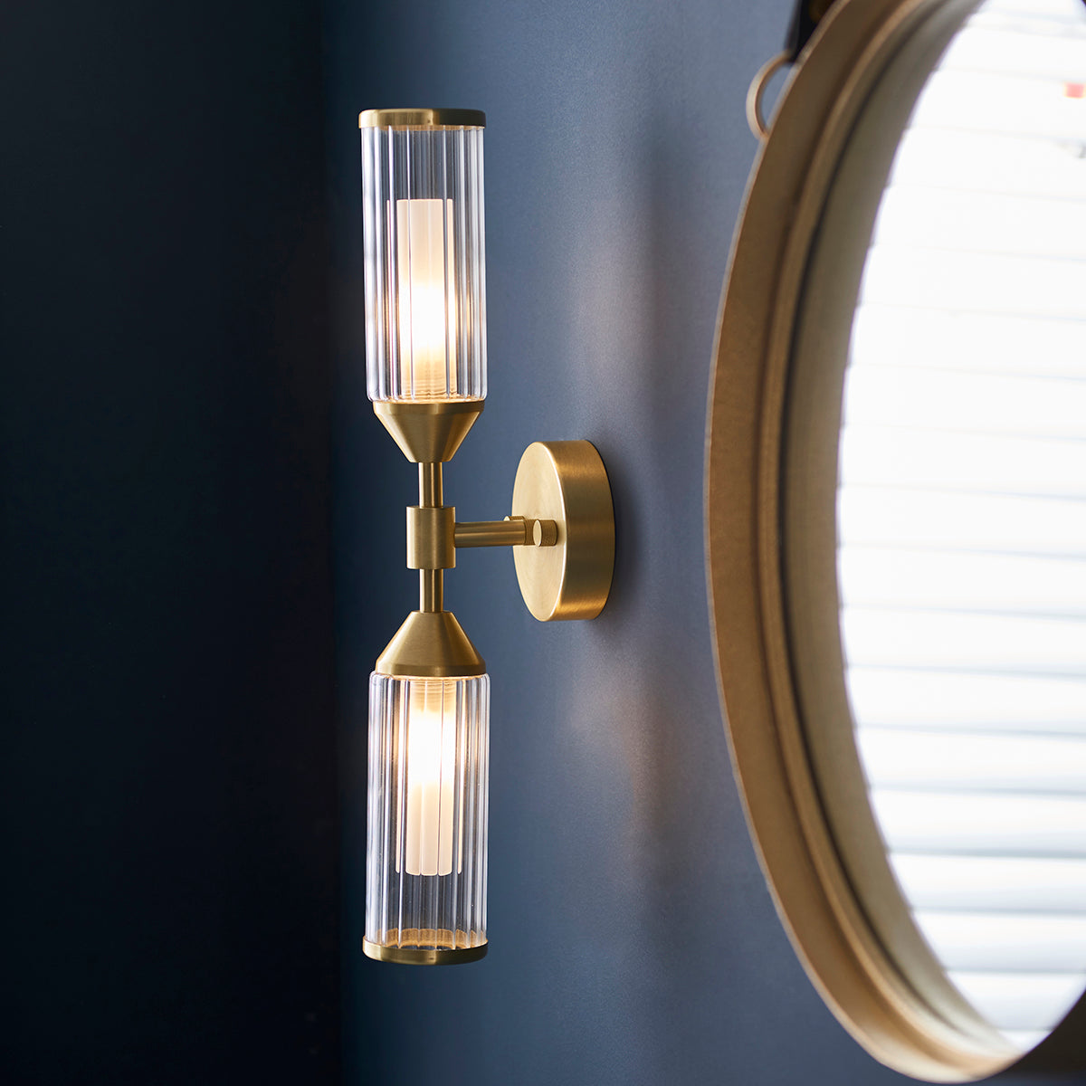 Juliette Wall Light in Brushed Brass