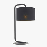 Satin black paint & black fabric