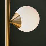 Selene Opal Sphere Floor Lamp