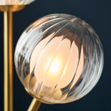 Ariella Frosted Glass Table Light in Satin Brass
