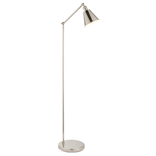 Felton Floor Light in Bright Nickel