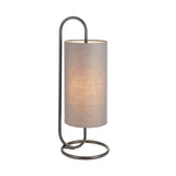 Matt black & grey fabric