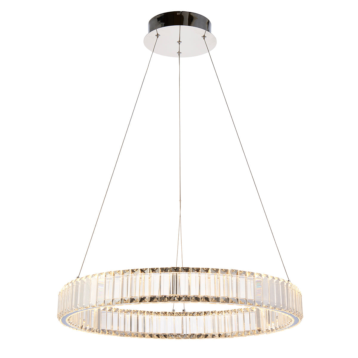 Artemis Ring Pendant with Clear Crystal Glass