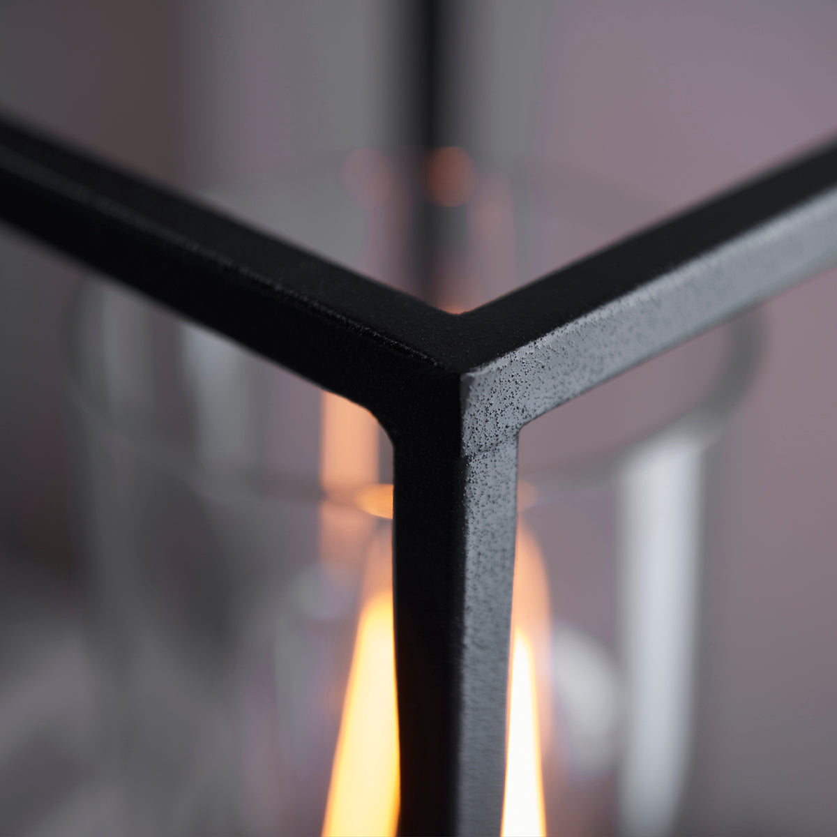 Sand black and satin brass plate