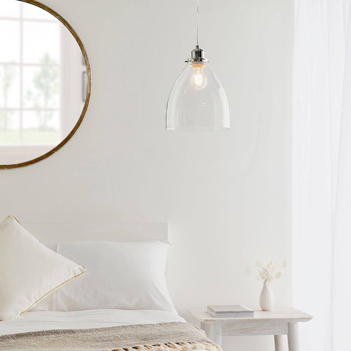 Clara Clear Glass Pendant Shade