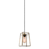 Balmoral Metal and Glass Pendant
