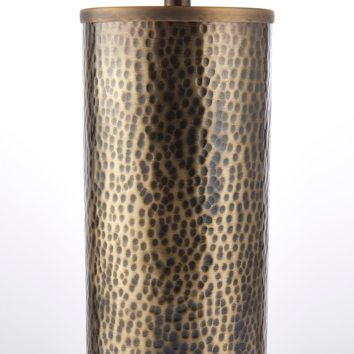 Isaac Table Lamp in Hammered Bronze