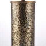 Isaac Table Lamp in Hammered Bronze