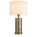 Isaac Table Lamp in Hammered Bronze
