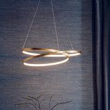 Axel Pendant in Gold Leaf & Frosted Acrylic