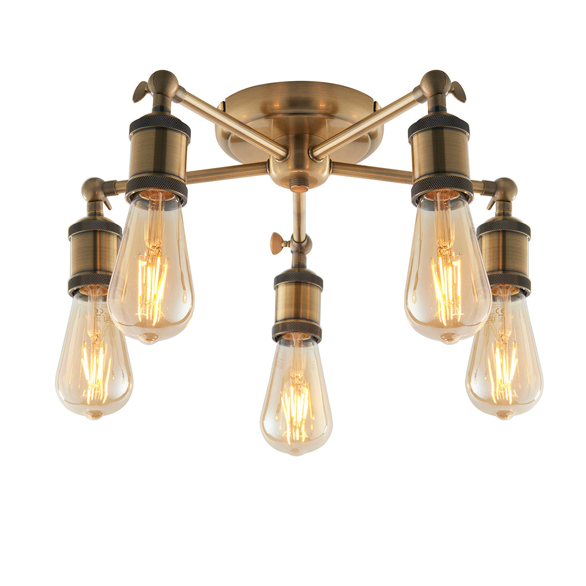 Brass 5 Light
