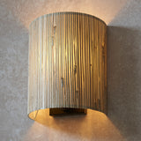 Luna Natural Seagrass Wall Light