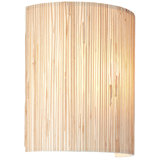 Luna Natural Seagrass Wall Light