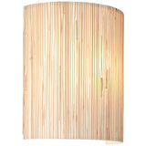 Luna Natural Seagrass Wall Light
