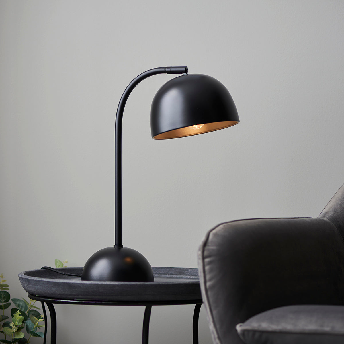 Fraser Table Lamp in Matt Black