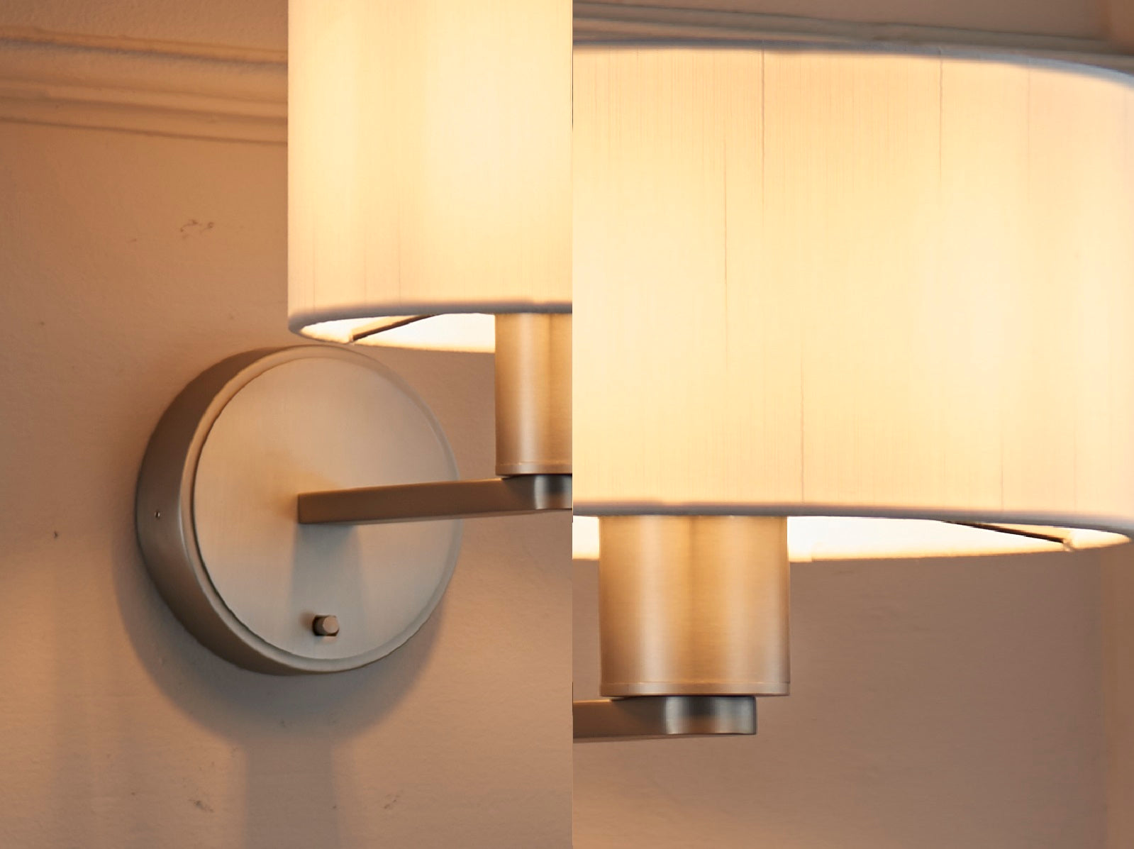 Aloe Wall Light in Nickel